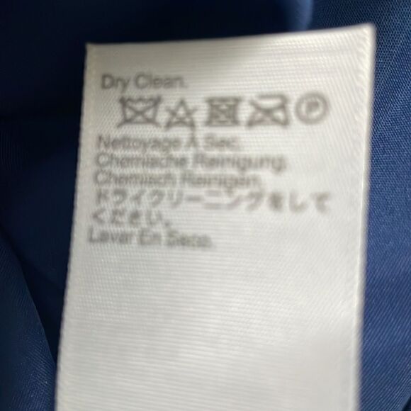 J. Crew Factory Blue Plaid Cropped Jacket - Picture 5 of 5